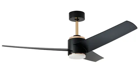 Immax NEO LITE BEAUTY SMART / LED svietidlo stropné s ventilátorom / 18 W / Wi-Fi / TUYA / ružové zlato-čierne