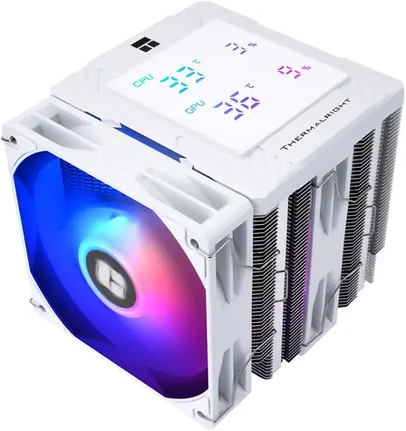 ThermalRight Peerless Assassin 120 Digital ARGB biela / Chladič CPU / 120 mm / Intel + AMD