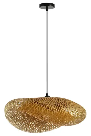 Immax BOHO HILO 60 cm / Závesné svietidlo / bambus / E27