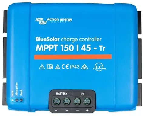 Victron BlueSolar 150/45 MPPT / Solárny regulátor / 45A / 150V / 12V, 24V, 48V