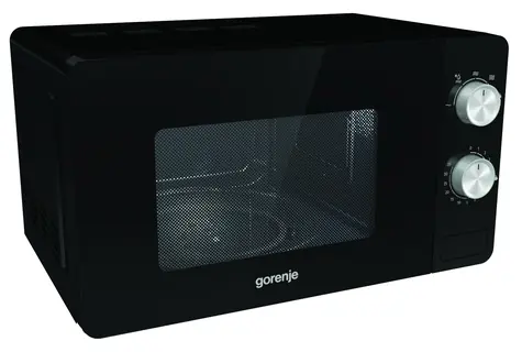 Gorenje MO20E1B čierna / Mikrovlnná rúra / 800 W / 20 l / bez displeja