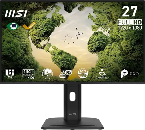 27" MSI PRE MP275PHGN E14 čierna / Monitor / IPS / FHD / 144Hz / HDMI+DP / VESA