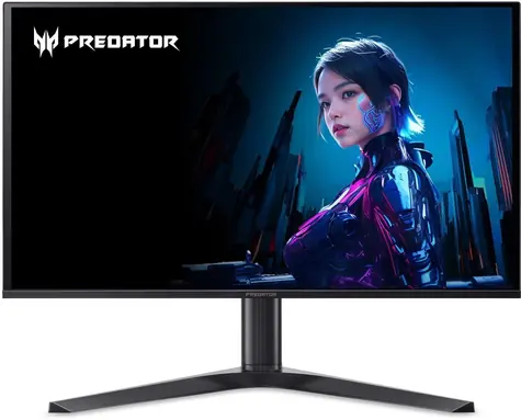 26.5" Acer X27X1bmiippruzx čierna / Monitor / QD-OLED / 4K UHD / 240 Hz / 1000 cd/m2 / 2× HDMI + 2× DP 1.4 / repro