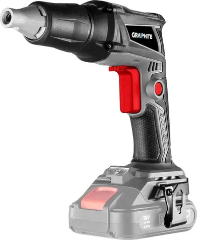 Graphite 58GE111 / Aku skrutkovač pre sadrokartón / 18V / bezkefový / Energy + / bez batérie a nabíjačky