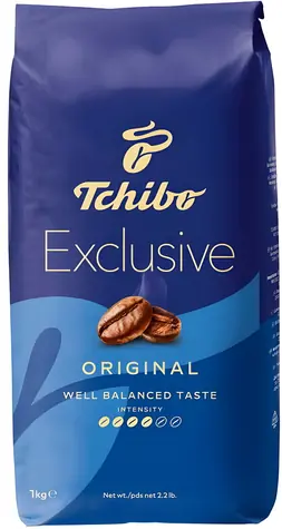 Tchibo Exclusive 1 kg / Zrnková káva