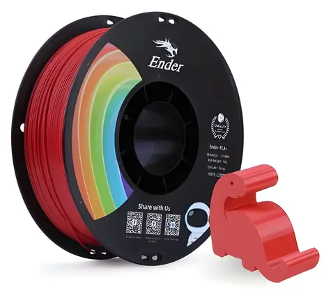 Creality Filament PLA+ červená / Struna pre 3D tlačiareň / PLA+ / 1.75mm / 1kg