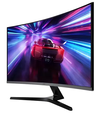 32" Samsung Essential S3 S32D396GAU čierna / Monitor / VA / 1920x1080 / 100Hz / zakrivený / HDMI + VGA / repro