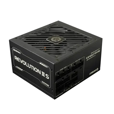 Enermax Revolution III S ERV1000P-AHP čierna / Zdroj / 1000W / ATX 3.1 / 80PLUS Gold / plne modulárny / 12VHPWR
