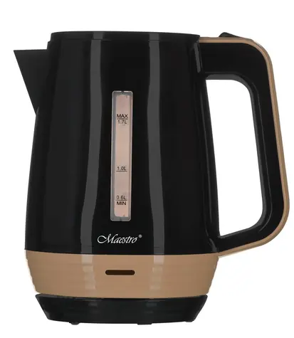Maestro MR-033 čierna / Rýchlovarná kanvica / 2200 W / 1,7 L