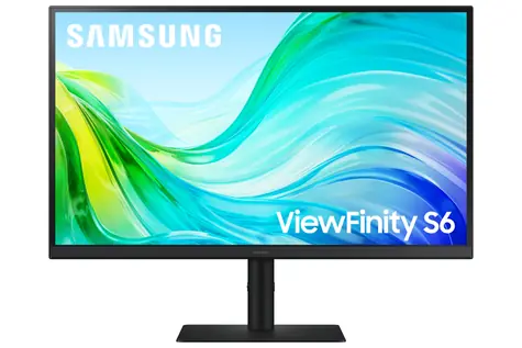 27" Samsung ViewFinity S61F čierna / Monitor / IPS / QHD 2560×1440 / 100 Hz / 300 cd/m2 / 2× HDMI + DP / VESA