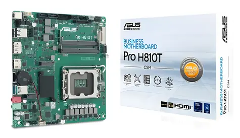 Asus PRE H810T-CSM / Základná doska / H810 / LGA 1851 / 2x SO-DIMM DDR5 / GLAN / mini-ITX