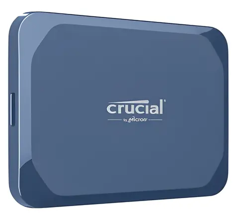 CRUCIAL X10 2TB modrá / Externý SSD / USB-C 3.2 / R:2100MBs / IP65