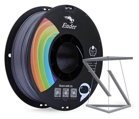 Creality Filament PLA+ sivá / Struna pre 3D tlačiareň / PLA+ / 1.75mm / 1kg
