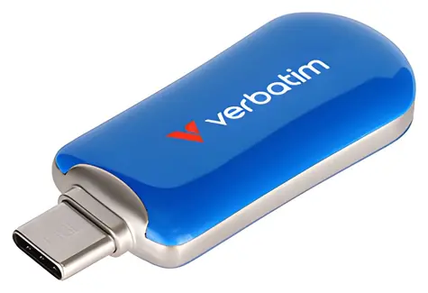 Verbatim Plectra 64 GB modrá / Flash disk / USB-C / až 100 MB/s