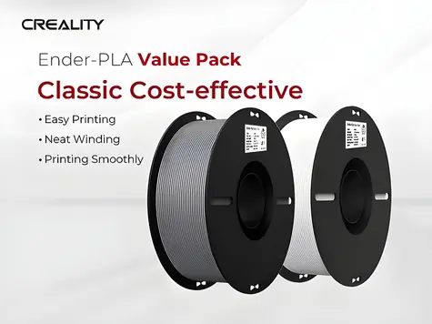 Creality Filament Ender-PLA biela + šedá / struna pre 3D tlačiareň / PLA / 1.75mm / 2x1kg