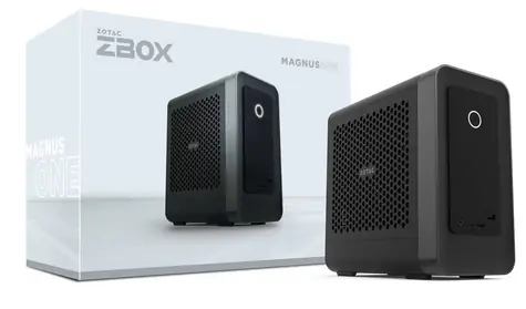 Zotac MAGNUS ONE EU275070C / Mini PC barebón / Intel Core Ultra 7 265 / GeForce RTX 5070 / max. 96 GB DDR5 / Wi-Fi 7