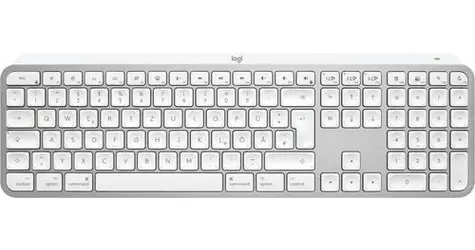 Logitech MX Keys S for Mac svetlo šedá / Klávesnica / Bezdrôtová / DE layout