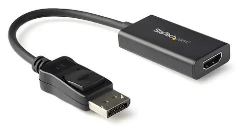 StarTech čierna / Adaptér DisplayPort na HDMI / 4K 60Hz / HDR