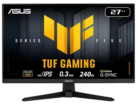 27" Asus TUF Gaming VG279QM5A čierna / Monitor / Fast IPS / FHD / 240Hz / 0,3ms / 2x HDMI+DP / Repro