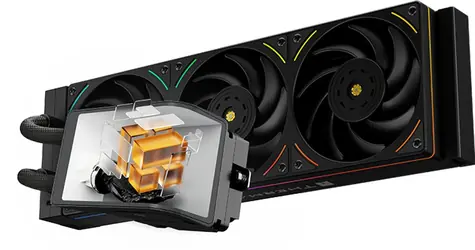 ThermalRight Wonder Vision 360 UB čierna / AIO vodný chladič CPU / 360mm / ARGB / 6,67 "OLED displej