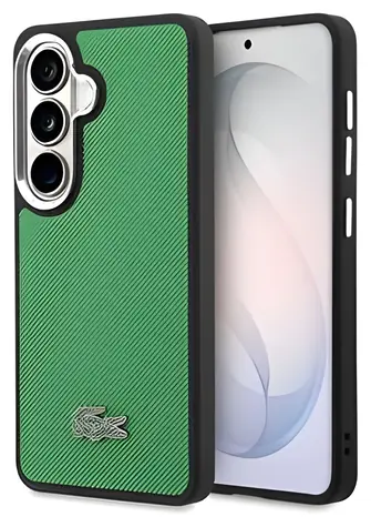 Lacoste Petit Pique Metal Logo Magnetic Estragón Green / Zadný kryt / Samsung Galaxy S26