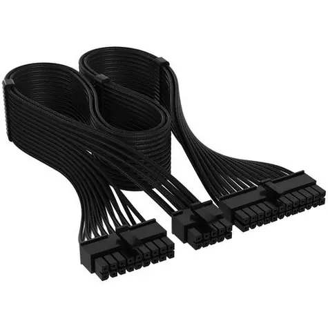 Corsair Premium Sleeved 24-Pin ATX kábel čierna / pre modulárne zdroje / Type 4 / 610 mm