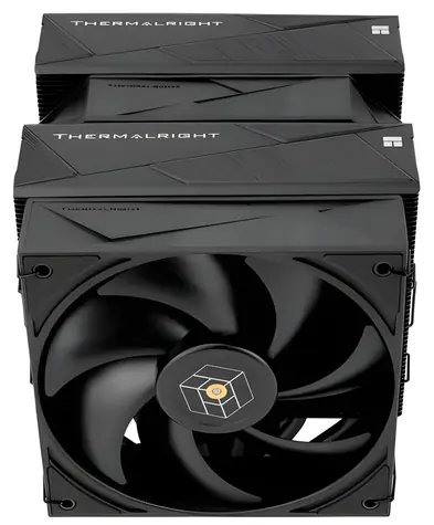 ThermalRight Royal Pretor 130 čierna / aktívny CPU chladič / Dual-Tower / 1x 120 mm + 1x 130 mm / AMD + Intel