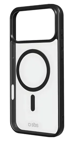 SBS Mag Frame čierna / Ochranný kryt / MagSafe / Apple iPhone 17 Pro Max