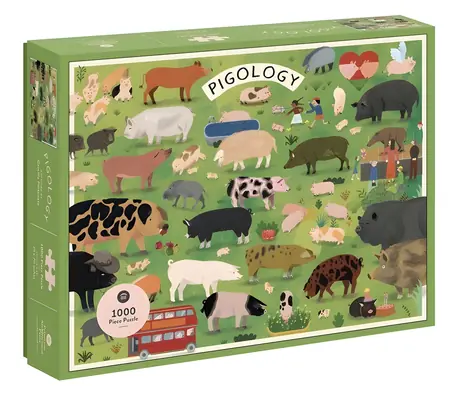 Chronicle books Puzzle Pigológia / 1000 dielikov / od 3 rokov