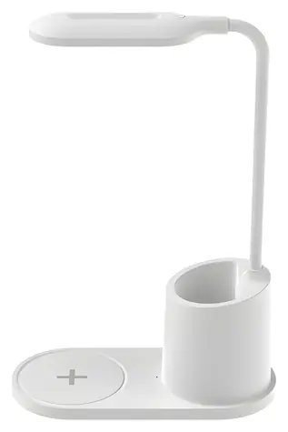 Platinet PDL1930W biela / LED lampička / 3 W / 300 lm / 3200-6500 K / Qi bezdrôtové nabíjanie / Stmievateľná