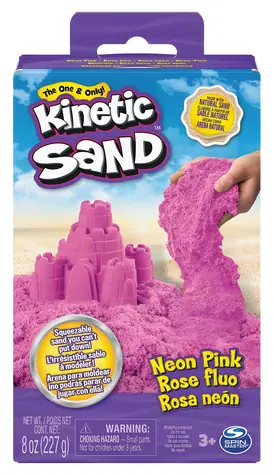 Spin Master Kinetic Sand neónové farby / od 3 rokov