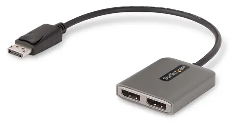 StarTech 2- Port MST Hub DP 1.4 / 2portový rozbočovač / DisplayPort na 2x DisplayPort / 4K 60Hz