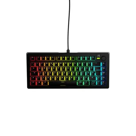 Glorious GMMK 3 75% - Fox (ISO UK) čierna / Herné 75% TKL / USB-C / ISO (UK) layout / Fox / RGB / 1.4m