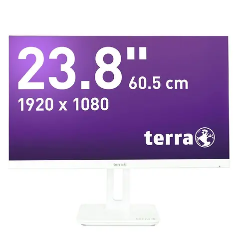 23.8" TERRA LCD 2465W PV IPS biela / Monitor / Full HD / IPS / HDMI / DP / USB-C