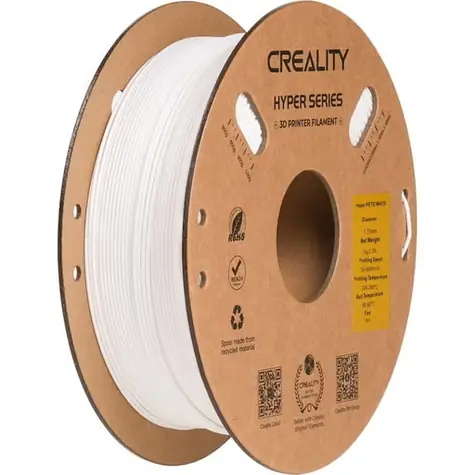 Creality Filament Hyper PETG biela / Struna pre 3D tlačiareň / Hyper PETG / 1,75 mm / 1 kg