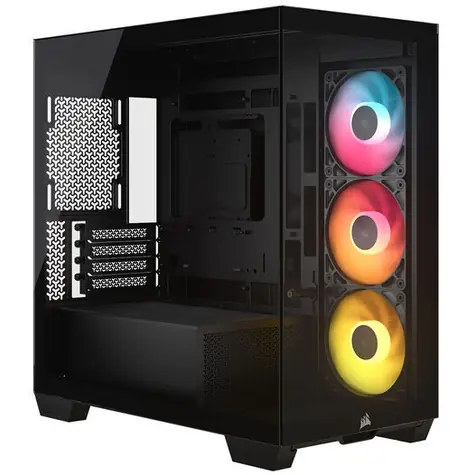Corsair 2800X RS R ARGB čierna / Micro ATX / 3x 120 mm / ARGB / Tvrdené sklo
