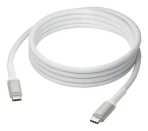 dbramante1928 re-charge it biela / Nabíjací kábel / USB-C - USB-C / 2 m / 100W