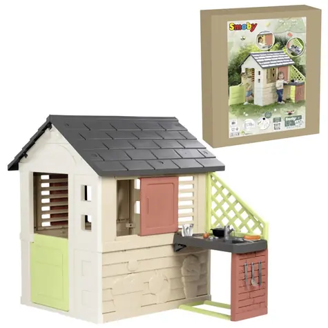 Smoby Domček Life Nature s kuchyňou / od 2 rokov