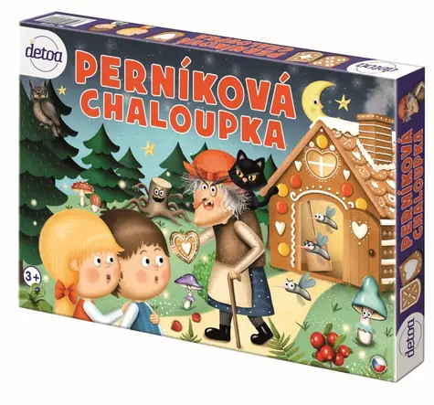 Detoa Dosková hra Perníková chalúpka / od 3 rokov / pre 2-4 hráčov