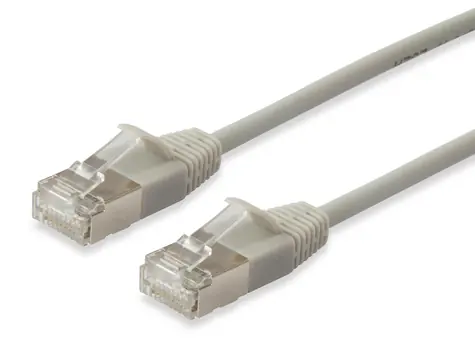 Equip Cat6a SlimFlex béžová / Patch kábel / F/FTP / 10 m / LSZH