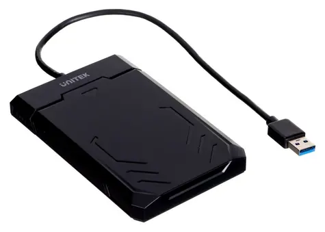 Unitek Y-3036 čierna / Externý box pre 2,5" SATA HDD & SSD / SATA III / USB 3.1