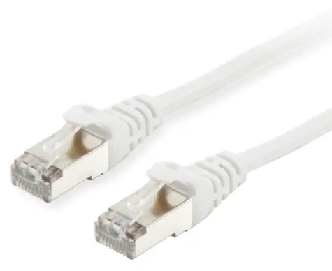 Equip Cat6 biela / Patch kábel / S/FTP / 2xRJ-45 / 10 m / LSZH