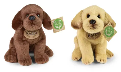 Rappa Plyšový pes Labrador sediaci 20 cm / ECO-FRIENDLY