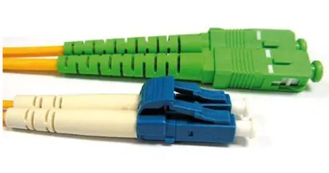 OEM Patchcord LC-SC(APC) / Optický patchkábel / duplex / 9/125 SM / OS2 / 2 m