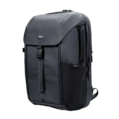 Trust Jersey čierna / Batoh / pre notebooky 17" / vodeodolný / recyklovaný polyester