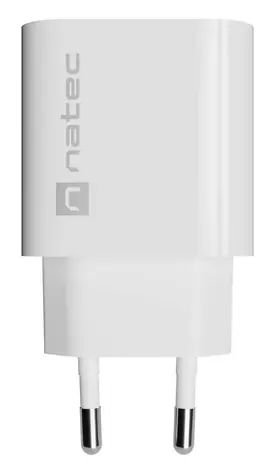 Natec Ribera biela / Sieťová nabíjačka / 20W / 1x USB-C / PD / QC
