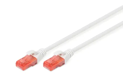 Digitus biela / Patch kábel / Cat6 U/UTP / 5 m / LSZH / PoE++