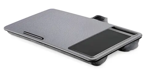 Digitus šedý / Stojan pre notebook / do 17" / integrovaná podložka pod myš / držiak na telefón