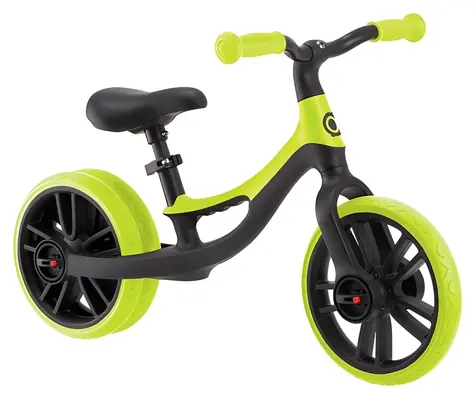 GO BIKE Odrážadlo Elite Duo limetková zelená / Nosnosť 20 kg / Nastaviteľné sedlo / Od 2 rokov
