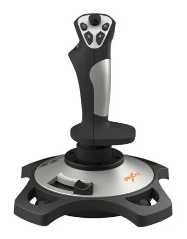PXN PXN-2113 / Joystick + plynová páka / 12 programovateľných tlačidiel / vibrácie / PC / USB